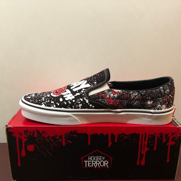 Vans x The House Of Terror, Classic Slip On, Friday The 13th, Various Sizes - Picture 8 of 16